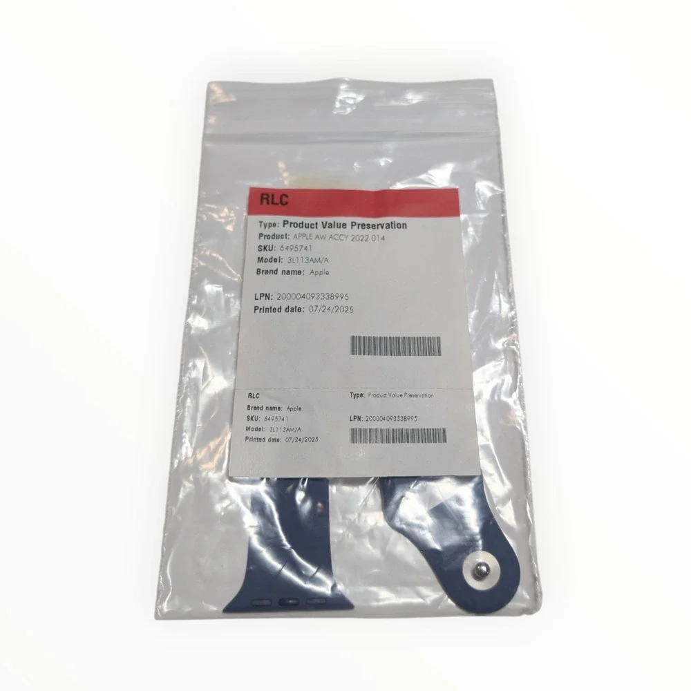 Oo8-O Genuine Apple Watch Sport Band‎ Navy Blue 46mm S/M (Open Box)